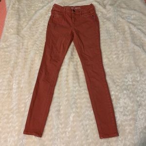 red old navy rockstar jeans!